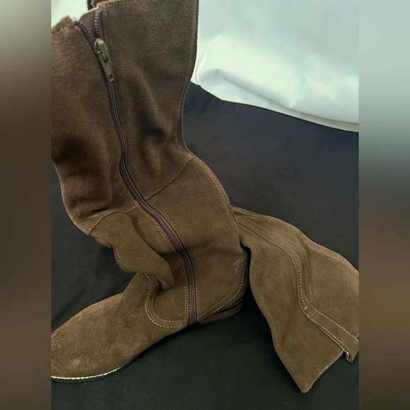 Soft real leather knee high boots - Picture 10 of 13